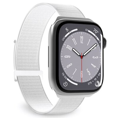 Фото - Ремінець для годинника / браслета PURO Pasek  Nylon Sport do Apple Watch  Biały (38/40/41mm)