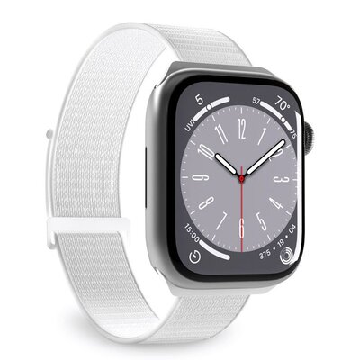 Фото - Ремінець для годинника / браслета PURO Pasek  Nylon Sport do Apple Watch  Biały (42/44/45/49mm)