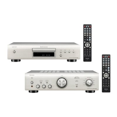 ZESTAW STEREO DENON PMA-600NE (SREBRNY) + ODTWARZACZ CD DENON DCD-600NE (SREBRNY)
