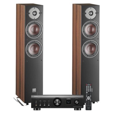 ZESTAW STEREO DENON PMA-900HNE (CZARNY) + KOLUMNY GŁOŚNIKOWE DALI OBERON 5 (CIEMNY ORZECH)