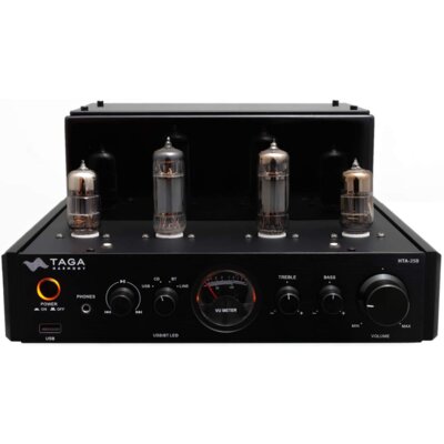 ZESTAW STEREO TAGA HARMONY HTA-25B V.2 + KOLUMNY GŁOŚNIKOWE INDIANA LINE NOTA 240 (CZARNE)