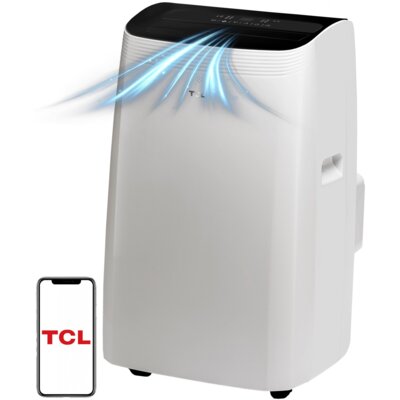 Klimatyzator przenośny TCL TAC-12CHPB MZW Osuszanie Timer Wi-Fi Wyświetlacz Biały