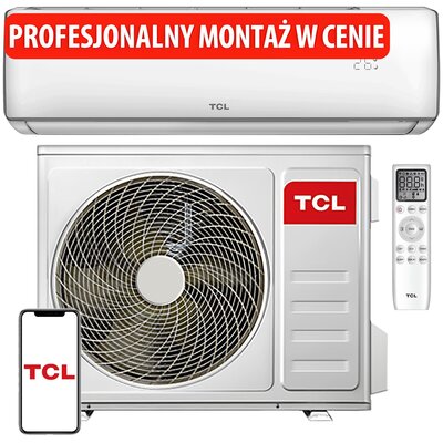 Klimatyzator Split, Pompa ciepła powietrze - powietrze TCL Elite TAC-12CHSD XA71I z usługą montażu