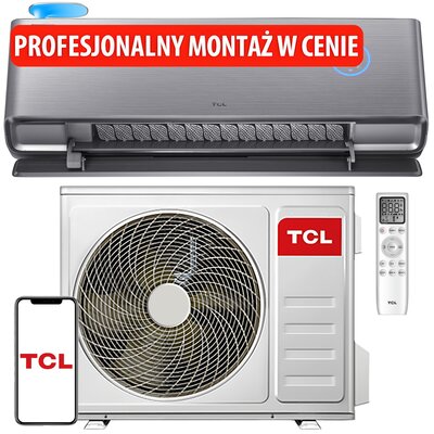 Klimatyzator Split, Pompa ciepła powietrze - powietrze TCL Freshin TAC-12CHSD FAI z usługą montażu
