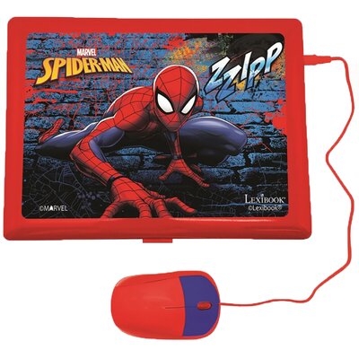 Zdjęcia - Zabawka edukacyjna Lexibook Zabawka laptop edukacyjny  Spider Man 124 aktywności JC598SPI17 