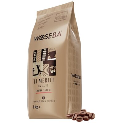 Kawa ziarnista WOSEBA Crema E Aroma 1 kg