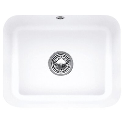 Zlewozmywak jednokomorowy VILLEROY&BOCH Cisterna 60C 670601 RW Biały 44x55