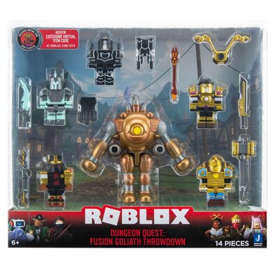 Zdjęcia - Figurka / zabawka transformująca Jazwares Zestaw figurek  Roblox Dungeon Quest: Fusion Goliath Throwdown 