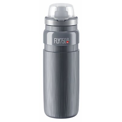 Bidon ELITE Fly Tex MTB 750 ml Szary