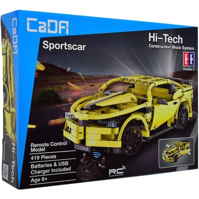 Klocki plastikowe CADA Hi-Tech Double Eagle Samochód wyścigowy RC Zdalne sterowanie C51008W
