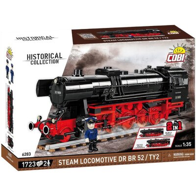 Klocki plastikowe COBI Historical Collection Trains Steam Locomotive DR BR 52/TY2 COBI-6283