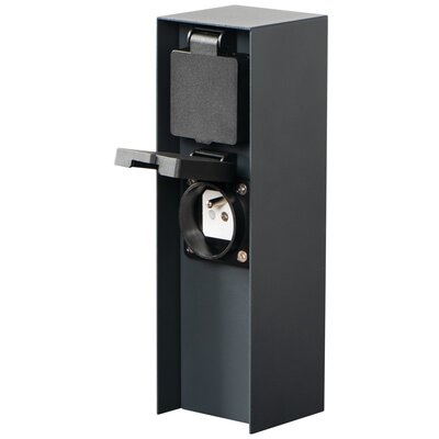 Słupek ogrodowy z gniazdami KANLUX Dasto 2SOC FR B