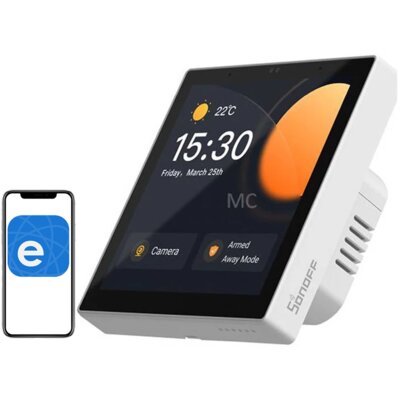 Inteligentny przełącznik ścienny SONOFF NSPanel Pro Biały Wi-Fi/ZigBee/Bluetooth