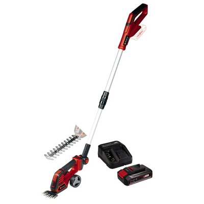 Nożyce do żywopłotu / trawy EINHELL GE-CG 18/100 Li T-Solo 3410310 akumulatorowe + Akumulator EINHELL 4512097 2.5 Ah 18V + Ładowarka
