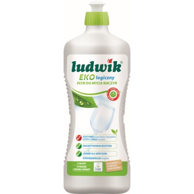 Płyn do mycia naczyń LUDWIK Ekologiczny Cytrusy i zielona herbata 900 ml