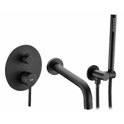 Zestaw wannowy podtynkowy REA Lungo REA-P6300 + Box Czarny mat