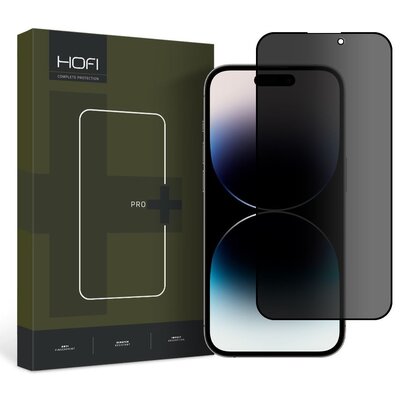 Szkło Prywatyzujące HOFI Anti Spy Glass Pro+ do Apple iPhone 14 Pro Privacy