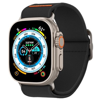Pasek SPIGEN Fit Lite Ultra do Apple Watch 6/7/8/9/10/SE/Ultra 1/2 (44/45/46/49mm) Czarny