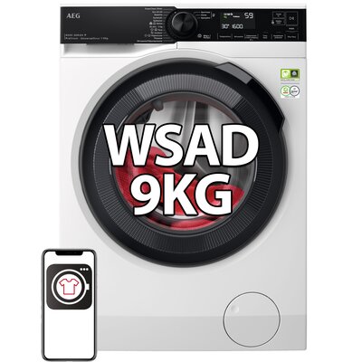 Pralka AEG LFR83966OP PowerCare 8000 9kg 1600obr A UniversalDose MyAEG WoolmarkGreen