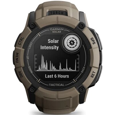 Smartwatch GARMIN Instinct 2X Solar Tactical Edition Brązowy