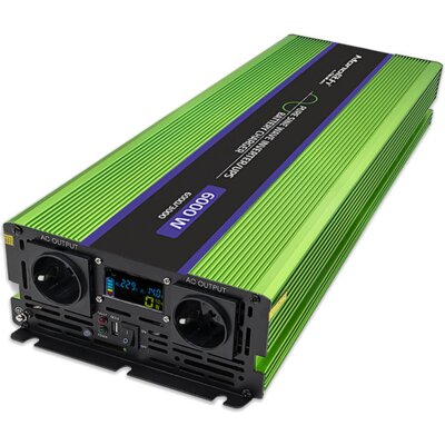 Przetwornica QOLTEC Monolith 12V na 230V 3000W/6000W Czysta sinusoida