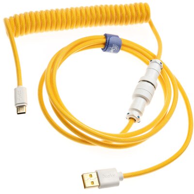 Фото - Кабель Ducky Kabel USB-C - USB-A  Premicord Yellow  1.8 m 