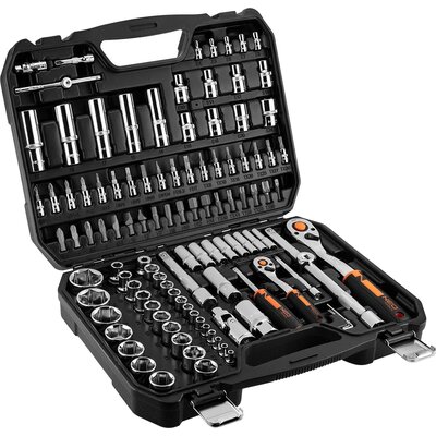 Klucze nasadowe NEO TOOLS TOOLS CRV 10-066 (110 elementów)