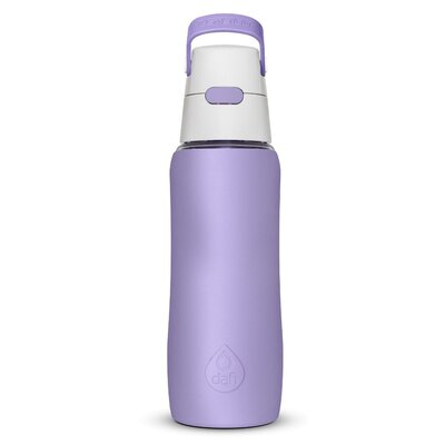 Butelka filtrująca DAFI Solid SiliconeFit 700 ml Fioletowy
