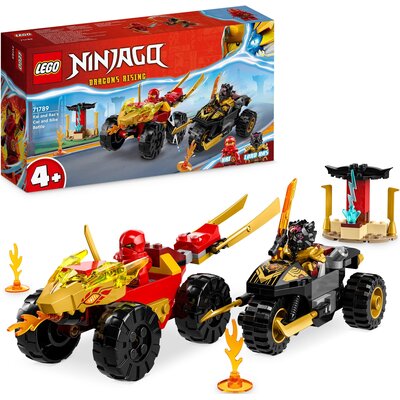 LEGO 71789 NINJAGO Bitwa samochodowo-motocyklowa między Kaiem a Rasem