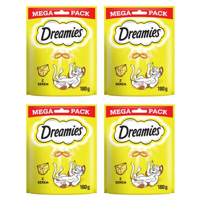 Przysmak dla kota DREAMIES Żółty ser 4 x 180 g