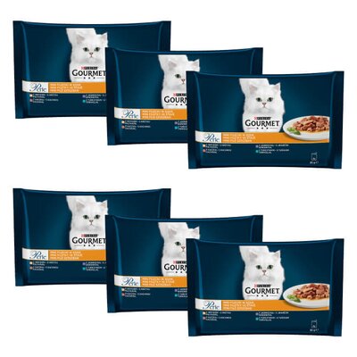 Karma dla kota GOURMET Perle Mini fileciki w sosie (72 x 85 g)