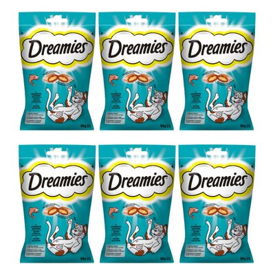 Przysmak dla kota DREAMIES Łosoś 6 x 60 g