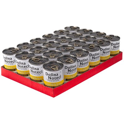 Karma dla psa DOLINA NOTECI Premium bogata w kurczaka 24 x 400 g