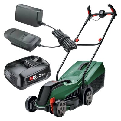 Kosiarka akumulatorowa BOSCH CityMower 18V-32-300 06008B9A08 + Akumulator BOSCH 1600A02625 2.5Ah 18V + Ładowarka