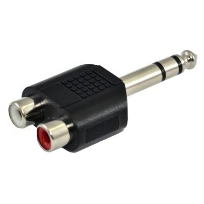 Adapter SSQ HA7 2 x RCA - Jack 6.5mm
