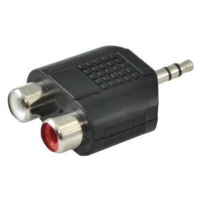 Adapter SSQ HA6 2 x RCA żeński - Jack 3.5mm
