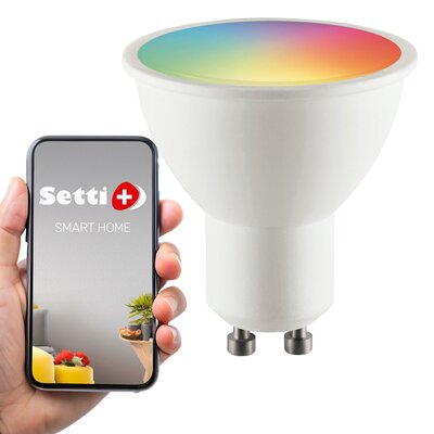 Inteligentna żarówka LED SETTI+ SL310RGB 4.8W GU10 Wi-Fi