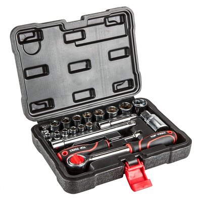 Zestaw kluczy nasadowych TOP TOOLS 38D520 (20 elementów)
