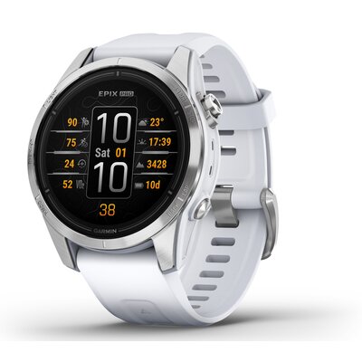 Zegarek sportowy GARMIN Epix Pro (Gen 2) 42mm Srebrny