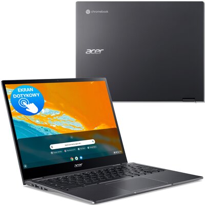 Laptop ACER Chromebook Spin 513 CP513-2H-K9G8 13.5" IPS MT8195T 8GB RAM 128GB eMMC Chrome OS