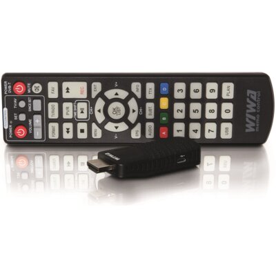 Dekoder WIWA H.265 Mini LED DVB-T2/HEVC/H.265 + Kabel HDMI - HDMI GÖTZE&JENSEN GOLDEN LINE Premium CW-PH-1109-15 1.5 m
