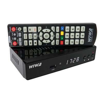Dekoder WIWA H.265 Maxx DVB-T2/HEVC/H.265 + Kabel HDMI - HDMI GÖTZE&JENSEN GOLDENLINE 1.5 m