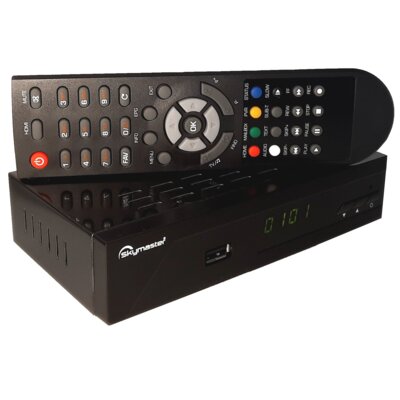 Dekoder SKYMASTER STB M265 DVB-T2/HEVC/H.265 + Kabel HDMI - HDMI GÖTZE&JENSEN GOLDENLINE 1.5 m