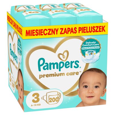 Pieluchy PAMPERS Premium Care Monthly Box 3 Midi (200 szt.)