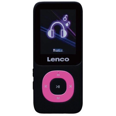 Odtwarzacz MP3/MP4 LENCO Xemio-659 4 GB Czarno-różowy