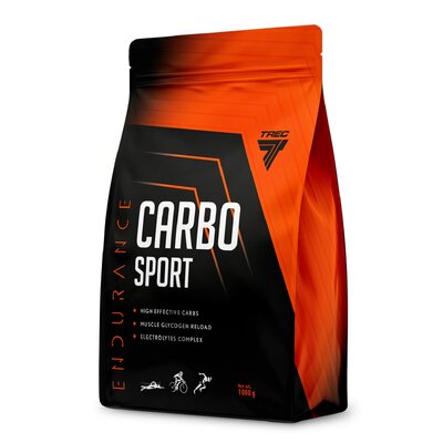 Obraz przedstawiający Odżywka węglowodanowa TREC NUTRITION Endurance Carbo Sport Pomarańczowy (1000 g)
