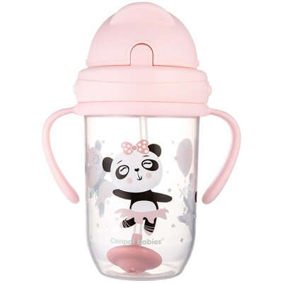 Butelka CANPOL BABIES Exotic Animals 56/606 270 ml Różowy