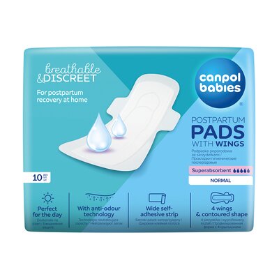Podpaski poporodowe CANPOL BABIES Day 78/007 Rozmiar 1 (10 szt.)