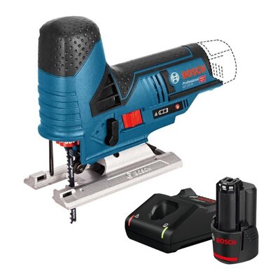 Wyrzynarka BOSCH Professional GST 12V-70 06015A1001 + Ładowarka BOSCH Professional GAL 12V-40 + Akumulator BOSCH Professional 1600Z0002X 2Ah 12V