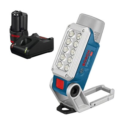 Latarka BOSCH GLI 12V-330 + Ładowarka BOSCH Professional GAL 12V-40 + Akumulator BOSCH Professional 1600Z0002X 2Ah 12V